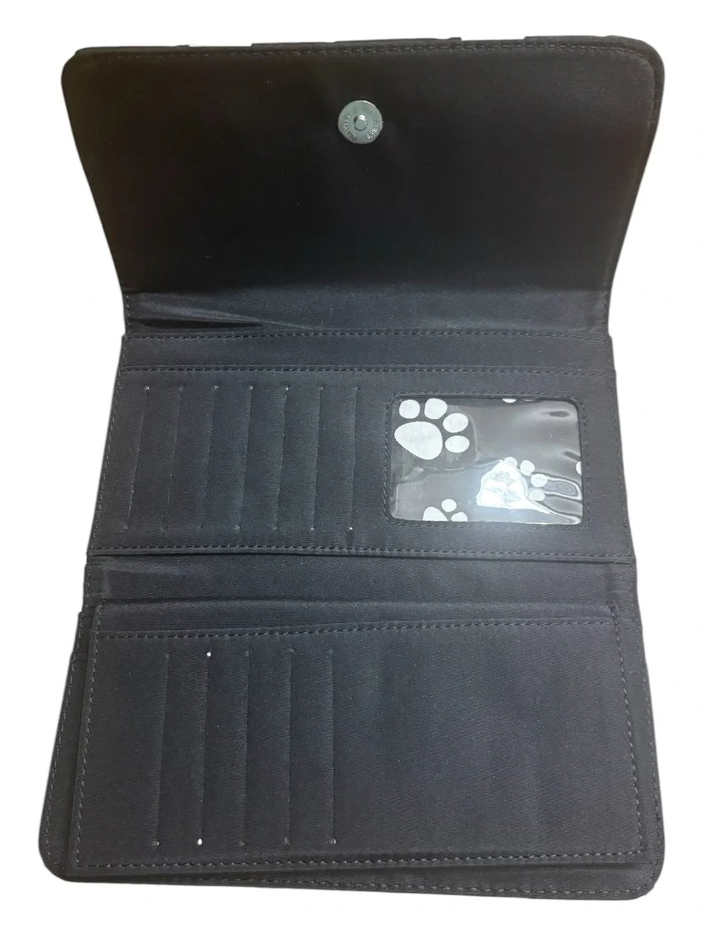 C. MARIE COLLECTION Dog Print Quilted Wallet with Paw Accent -- SUPER CUTE!!! - Picture 3 of 5